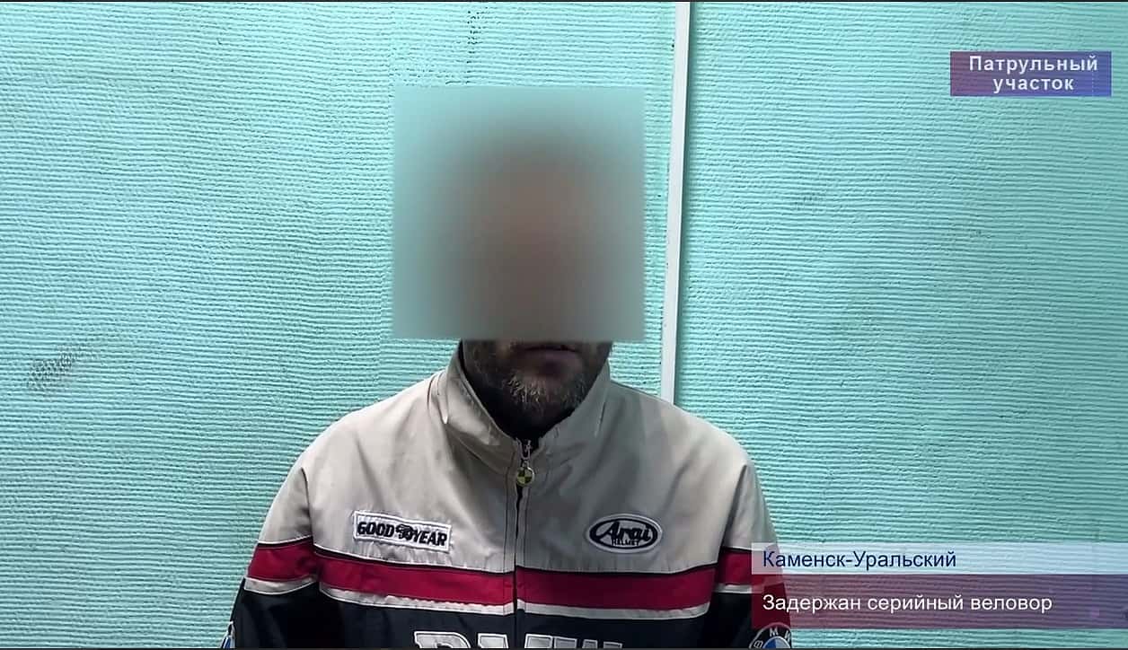 Пойманный полицейскими житель Каменска-Уральского признался в кражах 11 велосипедов