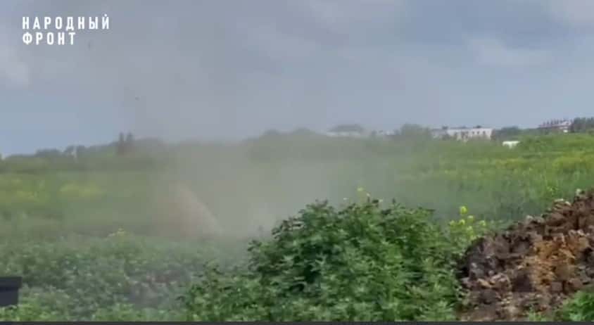 В лесу под Челябинском забил фекальный фонтан