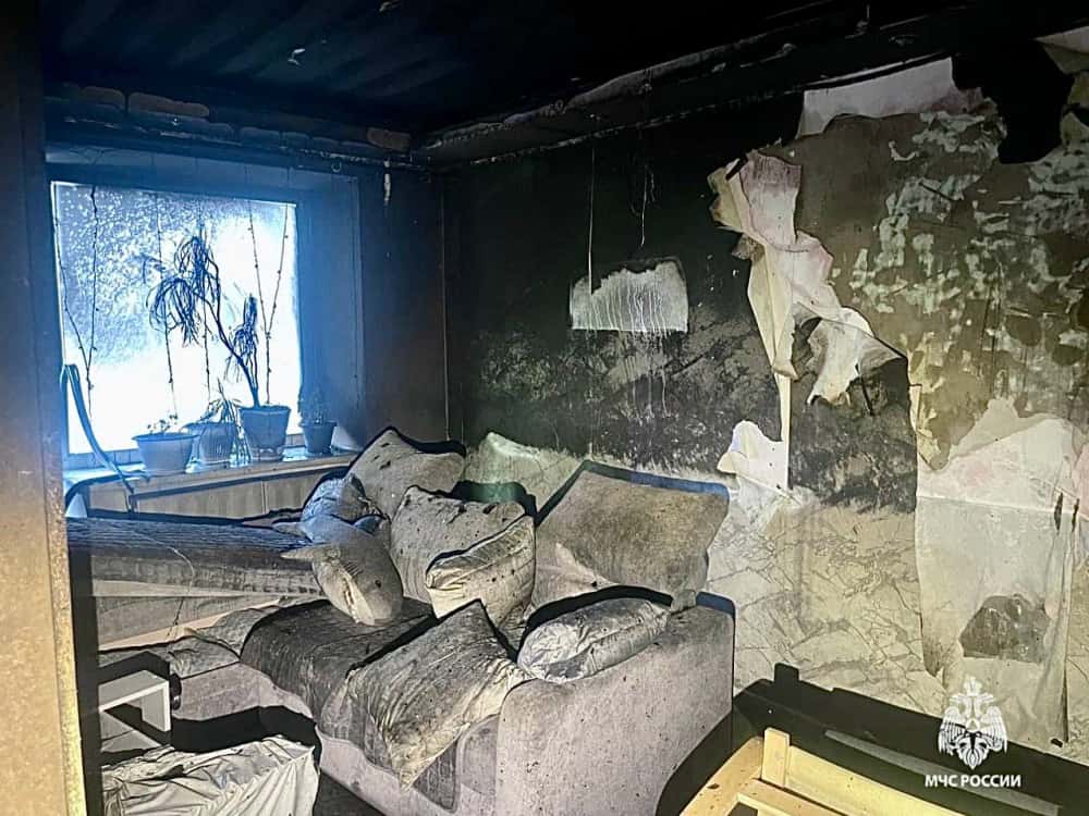 В Кунгуре младенец, мужчина и две девочки пострадали при пожаре 