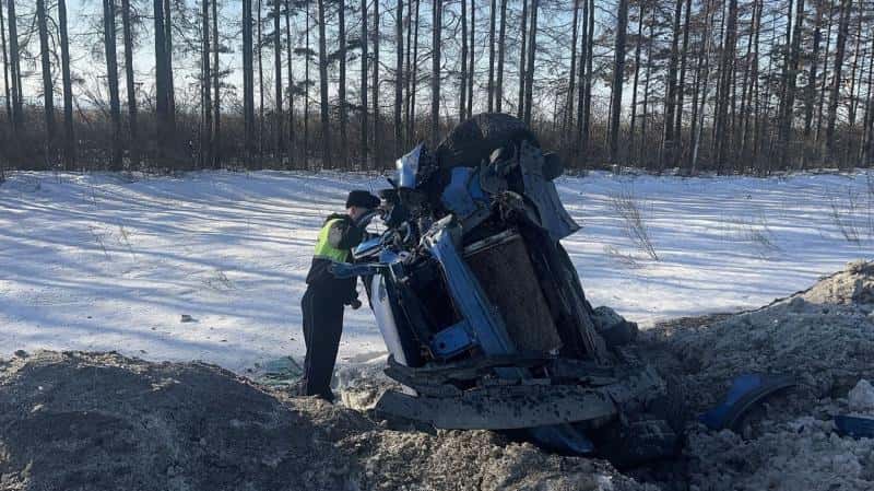 Занос и удар о ЛЭП: на трассе Екатеринбург – Тюмень в ДТП пострадала девушка
