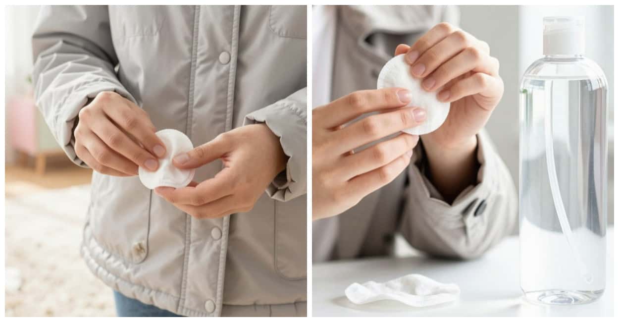 Куртку в машинке больше не стираю: 2 капли на ватный диск — и она опять как новая