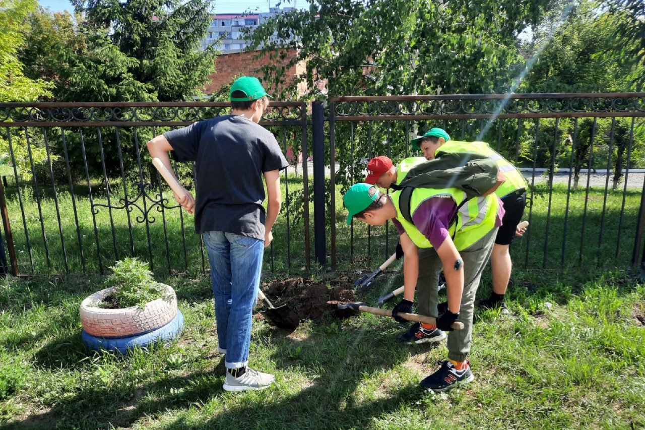 В Кургане пройдут две смены акции «Я люблю Курган! – трудовые отряды»