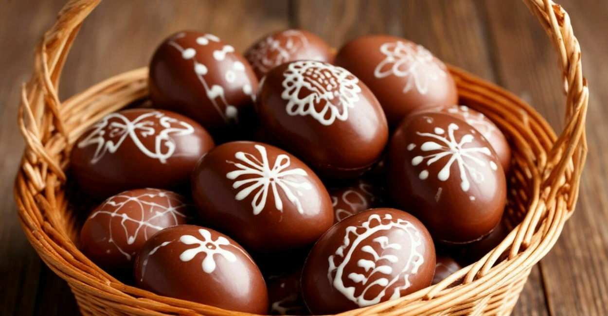 Яйца на Пасху, которые не надо красить: шоколадные крашенки — новый тренд 2026 года