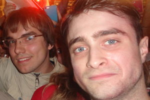 Всё как по волшебству: житель Первоуральска встретился с Дэниэлом Рэдклиффом