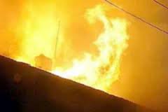 В Перми потушили заброшенное здание