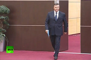 Пресс-конференция Виктора Януковича оказалась неожиданно короткой Пресс-конференция Виктора Януковича оказалась неожиданно короткой