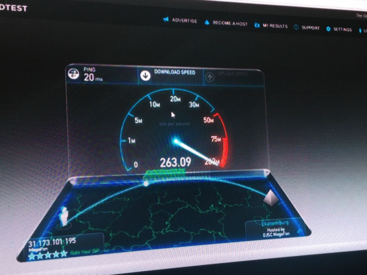 «МегаФон» продемонстрировал самый быстрый мобильный интернет в России по результатам 7,5 млн замеров пользователей Speedtest