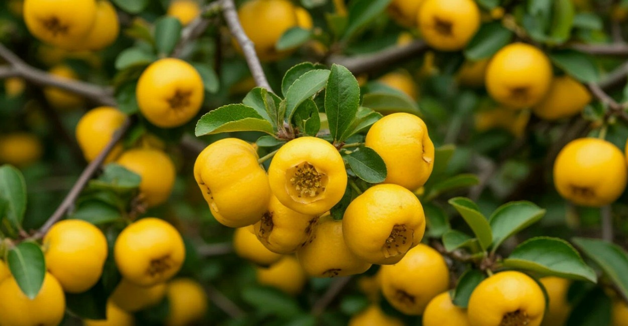 Яблоко, груша и лимон в одном Хеномелесе — моя фруктовая «сенсация»: дает до 5 кг плодов с куста и украшает сад облаком цветов