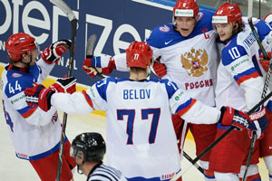 Сборная России уступила команде США на ЧМ по хоккею