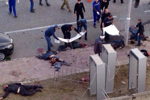 В Грозном смертник взорвал бобму на Дне города