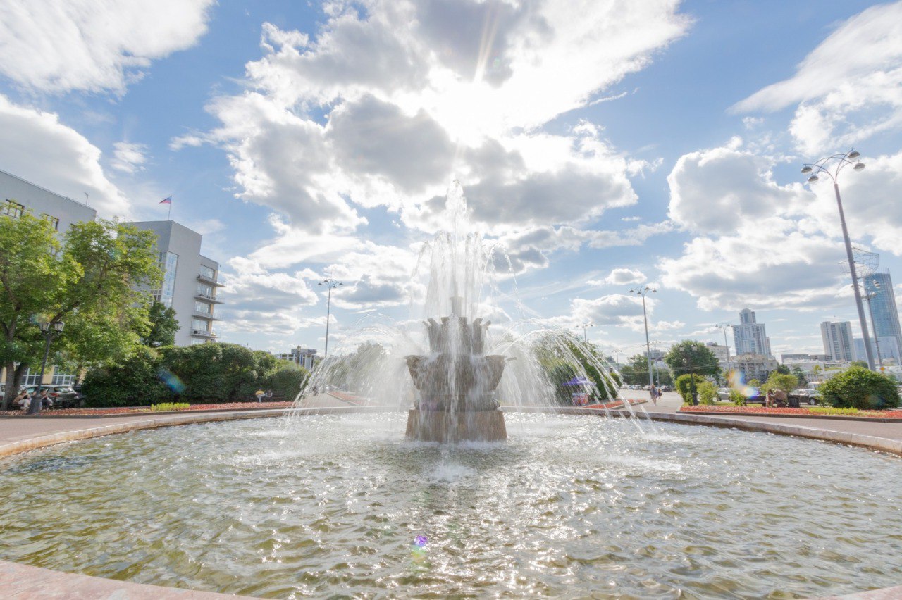 Сезон фонтанов в Екатеринбурге откроется с 1 мая