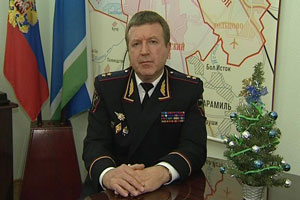 Михаил Бородин поздравил свердловчан с Новым 2013 годом и Рождеством Христовым. Видео