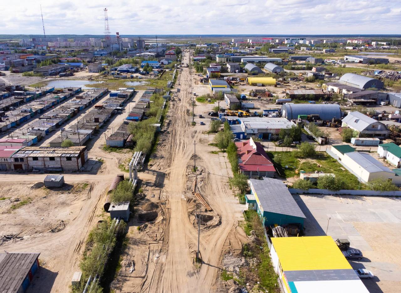 В Надыме продолжается реконструкция 8 проезда В Надыме продолжается реконструкция 8 проезда