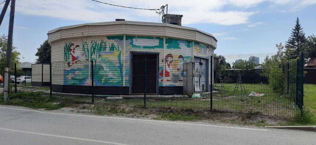 Коммунальное здание стало арт-объектом