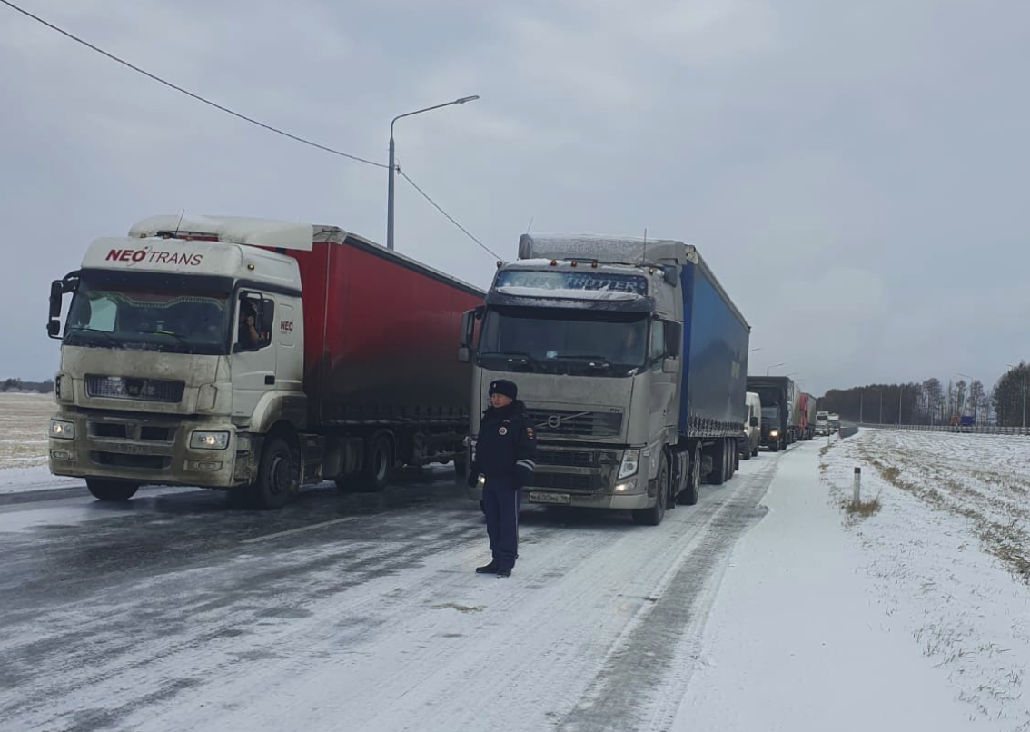 Ограничения движения на федеральной автодороге Р-351: Госавтоинспекция просит соблюдать ПДД