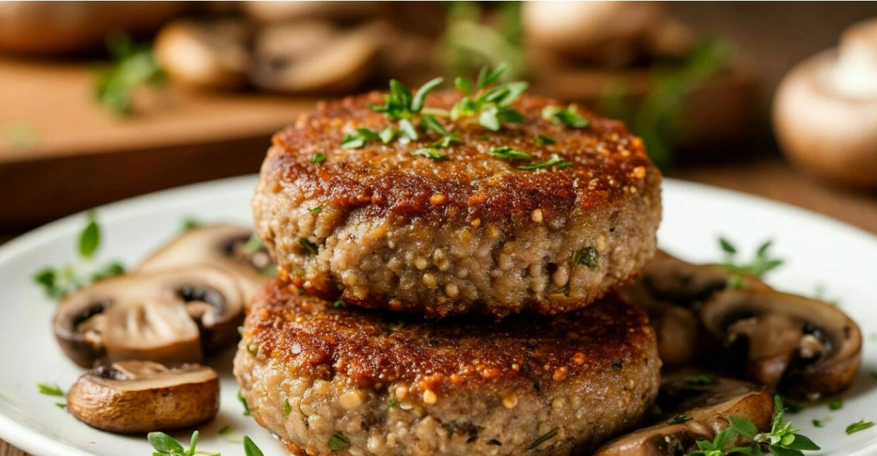 Готовлю постные котлеты без мяса и яиц — с грибами и гречкой: получаются сочные, пышные — исчезают со стола за 5 секунд