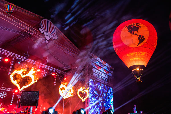 В Кунгуре завершился 20 юбилейный фестиваль воздухоплавания «Небесная ярмарка – 2022»