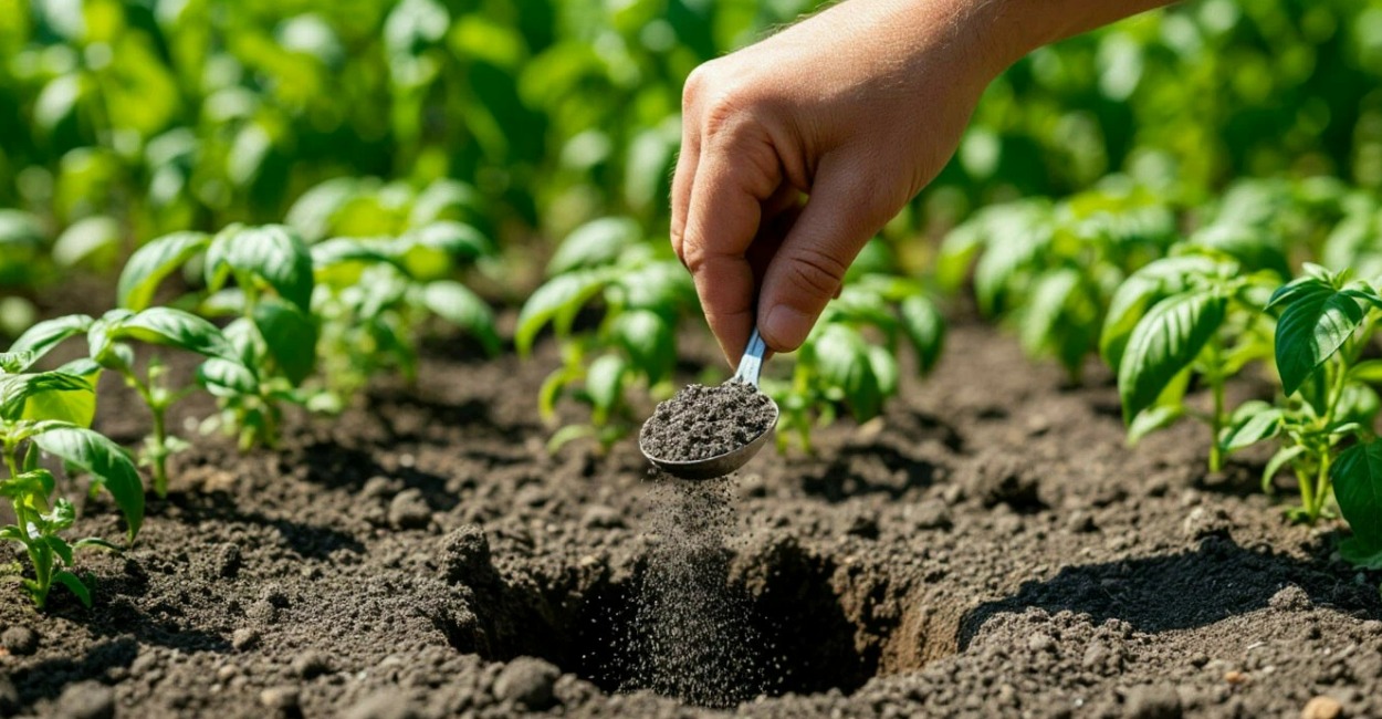 2 ложки в лунку для перца — и никакой фитофторы: урожай завязывается дружно, хранится до декабря