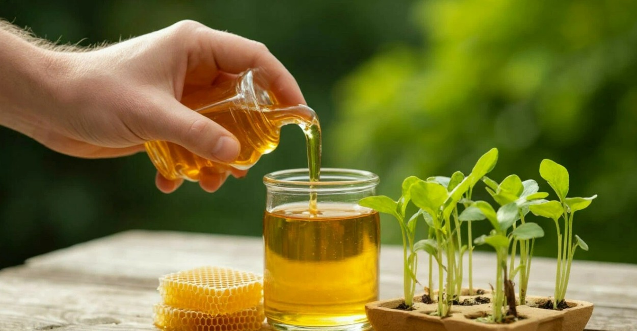 Окунаю черенки в медовую смесь — корни разрастаются за 5 дней, даже у капризных растений