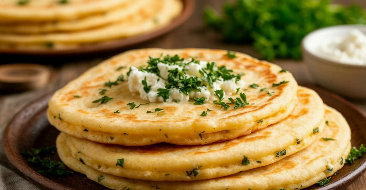 Беру сыр с творогом и за 5 минут готовлю эти лепёшки — вкуснее хачапури: получаются мягче облака и безумно вкусные