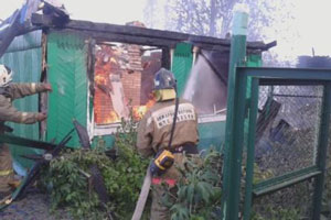 В Пермском крае сгорели дачные домики В Пермском крае сгорели дачные домики