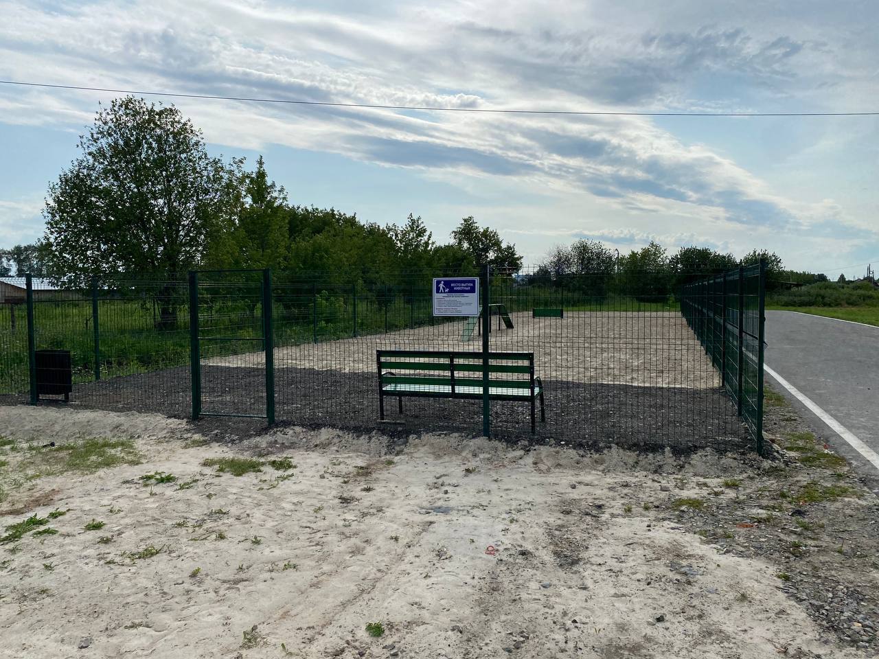 На Урале по иску прокурора организована площадка для выгула домашних животных