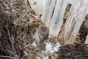 В Пермском крае мужчина строил баню и нашел снаряд времен Второй мировой войны В Пермском крае мужчина строил баню и нашел снаряд времен Второй мировой войны