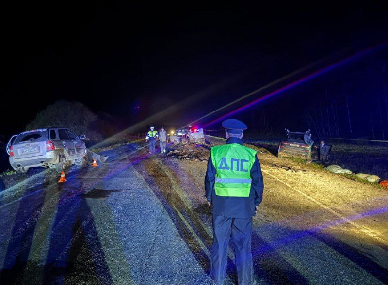 На трассе Екатеринбург — Шадринск — Курган погибли три человека  | Три человека погибли на трассе в Свердловской области
