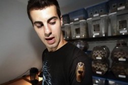 В США студент содержит семью, продавая тараканов