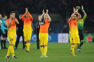 «Барселона» упустила победу на последней минуте матча Лиги чемпионов «Барселона» упустила победу на последней минуте матча Лиги чемпионов