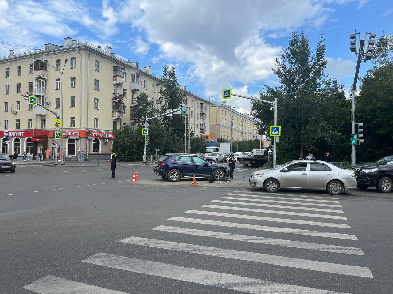 На Урале устанавливают обстоятельства ДТП, в котором пострадали несовершеннолетние