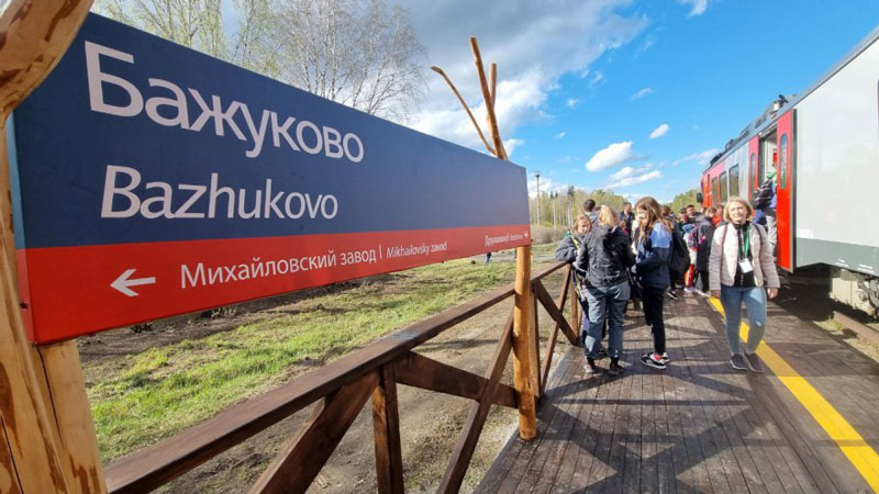 Отправление поезда «Орлан»: новый туристический маршрут из Екатеринбурга до парка «Оленьи ручьи» | Пригородный поезд «Орлан» до парка «Оленьи ручьи» начнет курсировать с 25 мая