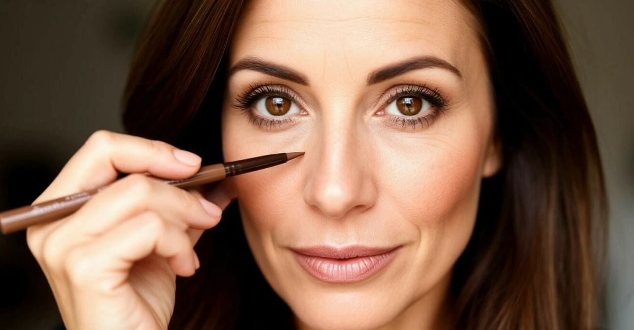 Беру карандаш и кисть — стираю усталость с лица: быстрый макияж, от которого кожа как после 10 часов сна