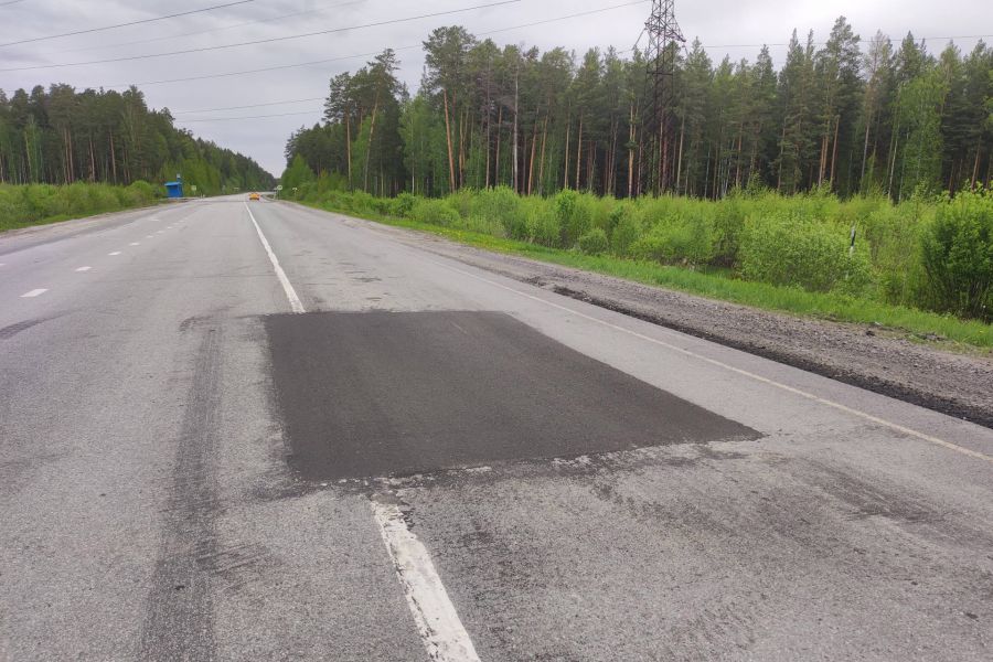 Трасса Белоярский — Асбест отремонтирована на Урале  | На Урале отремонтировали трассу Белоярский — Асбест