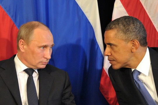 Путин и Обама все-таки немного пообщались Путин и Обама все-таки немного пообщались