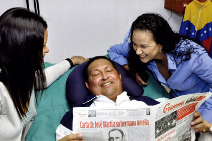 Благодарный Уго Чавес вновь появился в сети