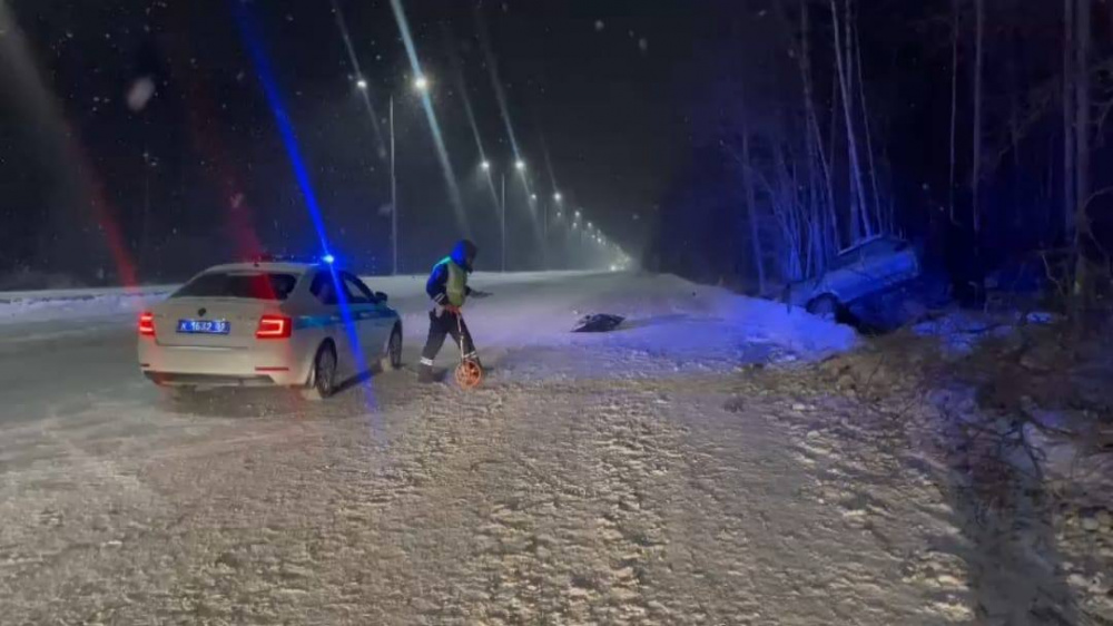 В Екатеринбурге мужчина погиб из-за столкновения автомобиля с деревом  | В Екатеринбурге автомобиль врезался в дерево, есть погибший 