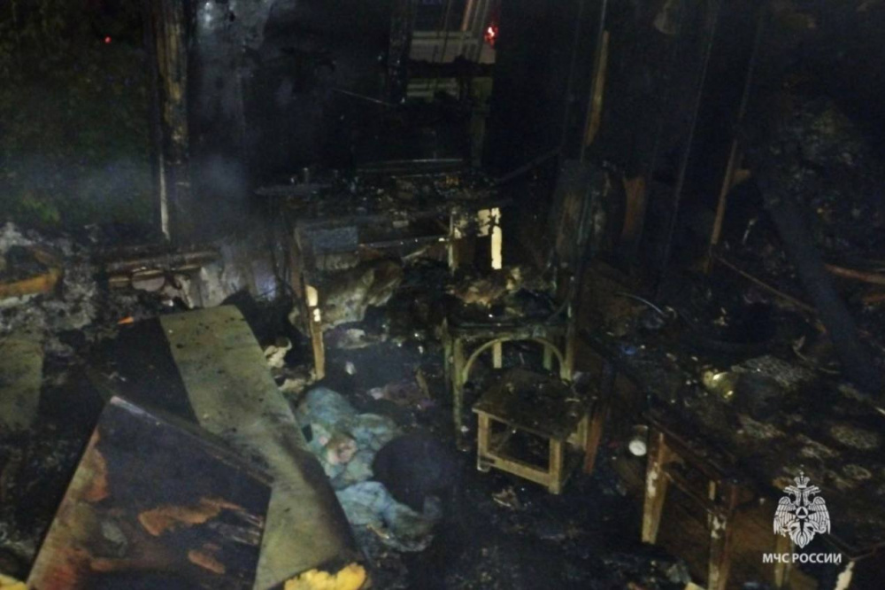 В Прикамье ночью погибли мужчина и его мать  | Женщина и её сын погибли в пожаре под Пермью 