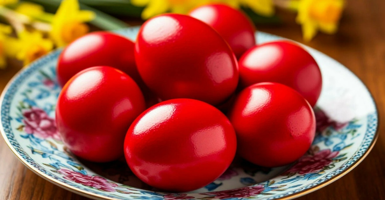 Не свекла и не ягоды: вот чем крашу яйца к Пасхе — скорлупки как спелые вишенки и никакой химии