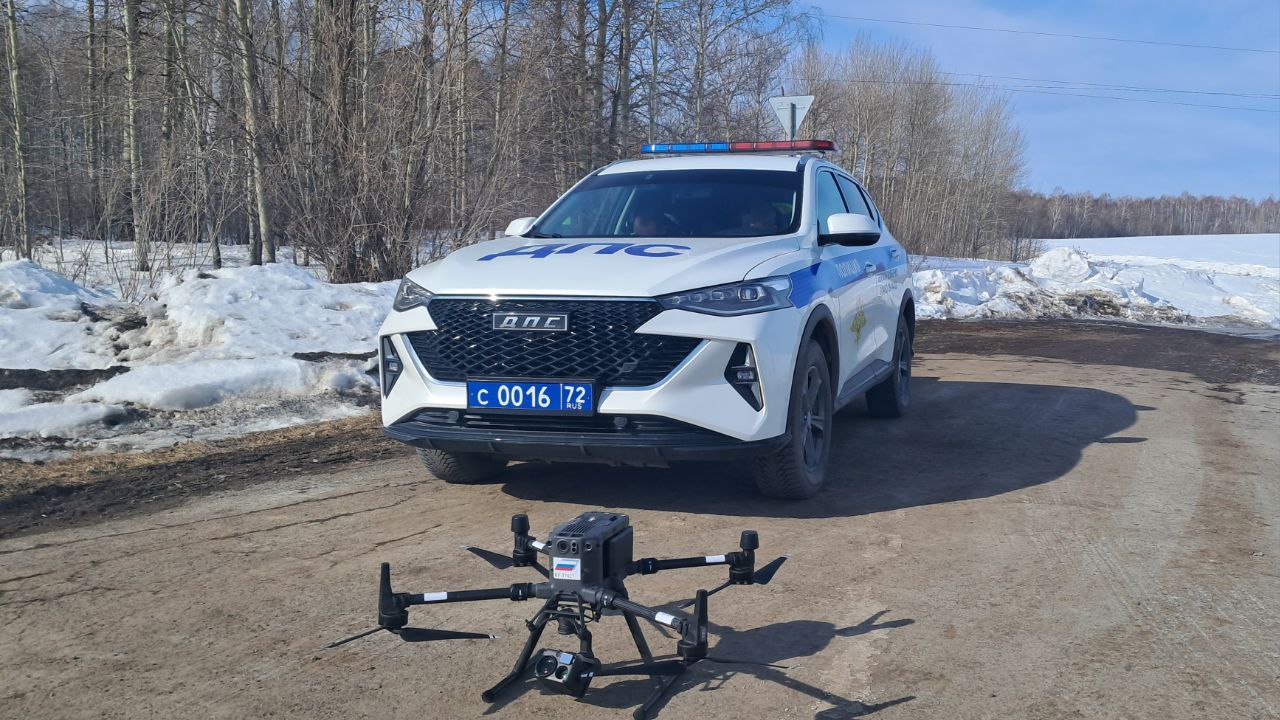 В Тюменской области дроны выявляют нарушителей ПДД 