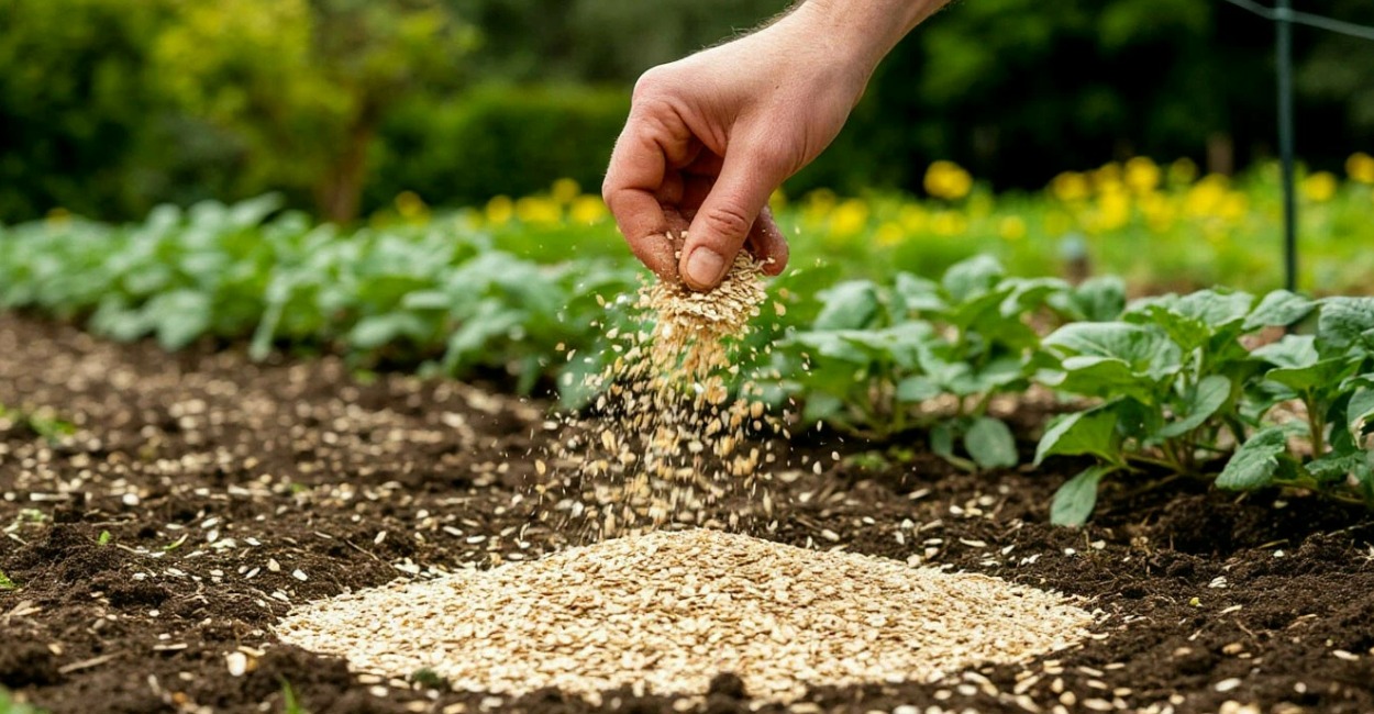На грядки жменями бросаю дешёвую крупу — земля превращается в рыхлый чернозём: про удобрения напрочь забыла