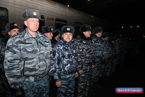 Свердловские полицейские вернулись с Северного Кавказа Свердловские полицейские вернулись с Северного Кавказа