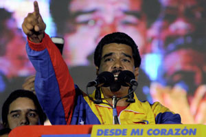 Владимир Путин поздравил с победой нового президента Венесуэлы