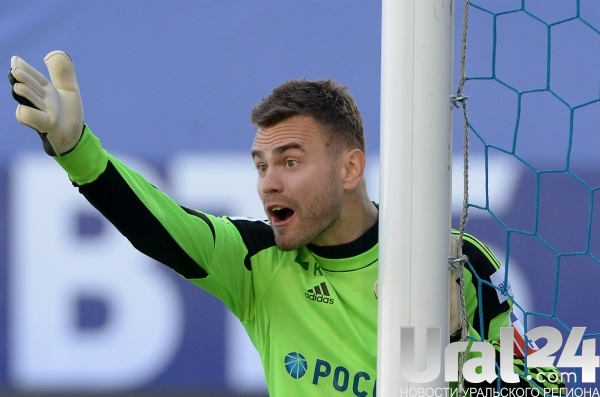 Российского вратаря во время матча ослепили лазером