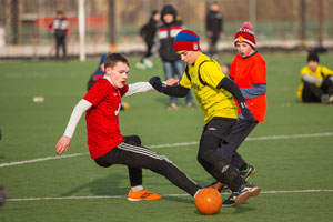 «МегаФон» дал шанс проявить себя в футболе ребятам из детских домов Свердловской области