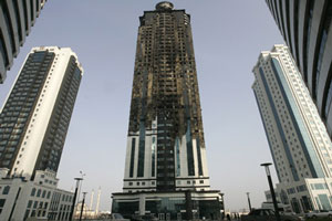 Сгоревший в Грозном небоскреб «Олимп» переименуют в «Феникс» Сгоревший в Грозном небоскреб «Олимп» переименуют в «Феникс»