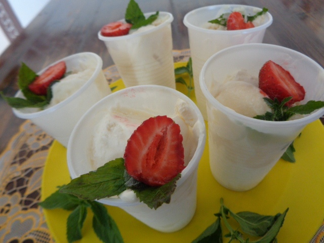 В аномальную жару в краснотурьинской колонии ИК-16 начали выпуск мороженого с клубникой и мятой